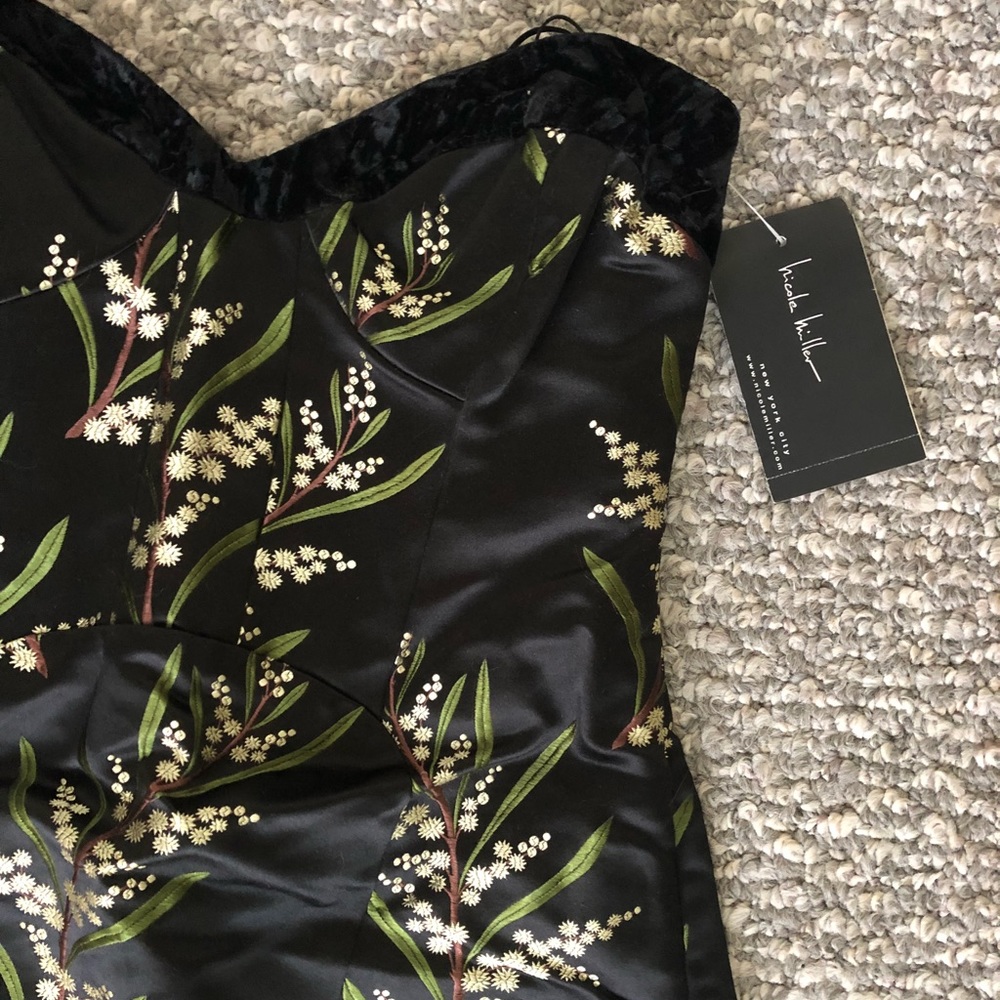 Nicole Miller strapless dress